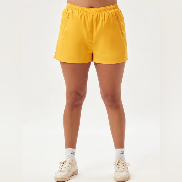 girlfriend collective Pants - GIRLFRIEND COLLECTIVE citrine gazelle short